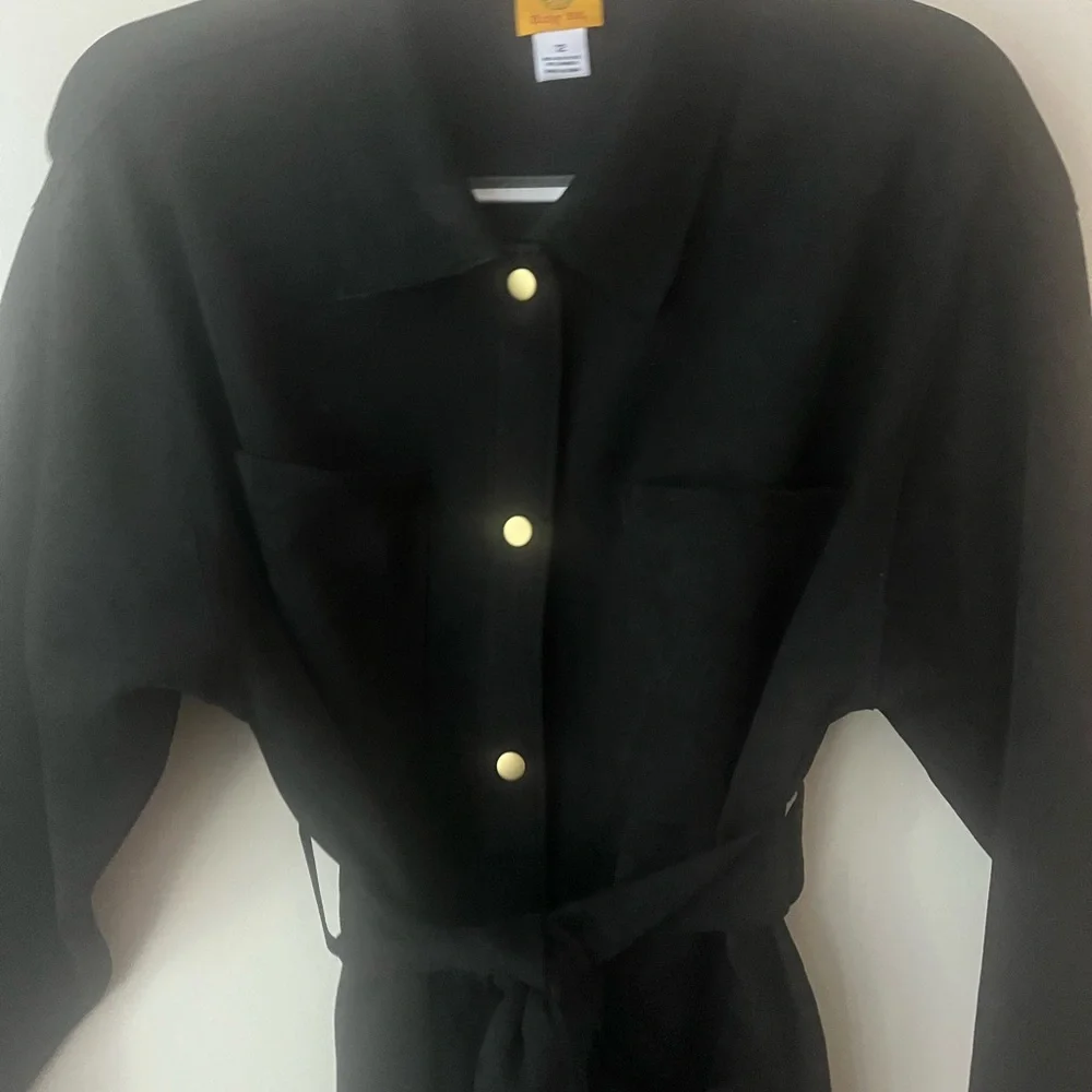 Ruby Rd. Black Button-Up Dress - Picture 2 of 12
